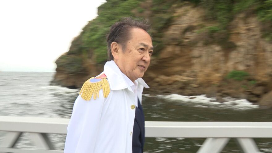 横須賀市長が猿島（モンキー・Ｄ・ルフィ島）を視察